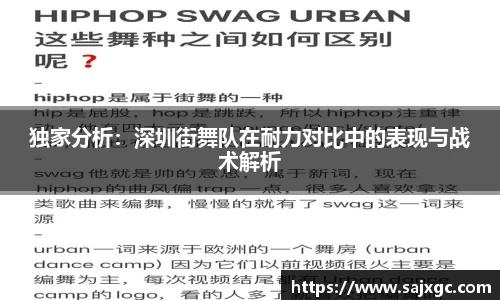 独家分析：深圳街舞队在耐力对比中的表现与战术解析
