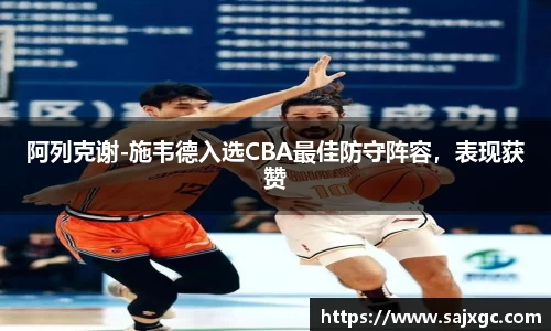 阿列克谢-施韦德入选CBA最佳防守阵容，表现获赞
